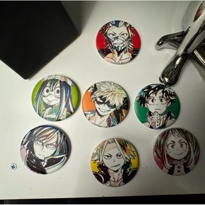 My Hero Academia Character Anime Character Pins (Big)